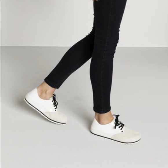 Birkenstock Shoes - BIRKENSTOCK MAINE LEATHER SNEAKERS NEW IN BOX